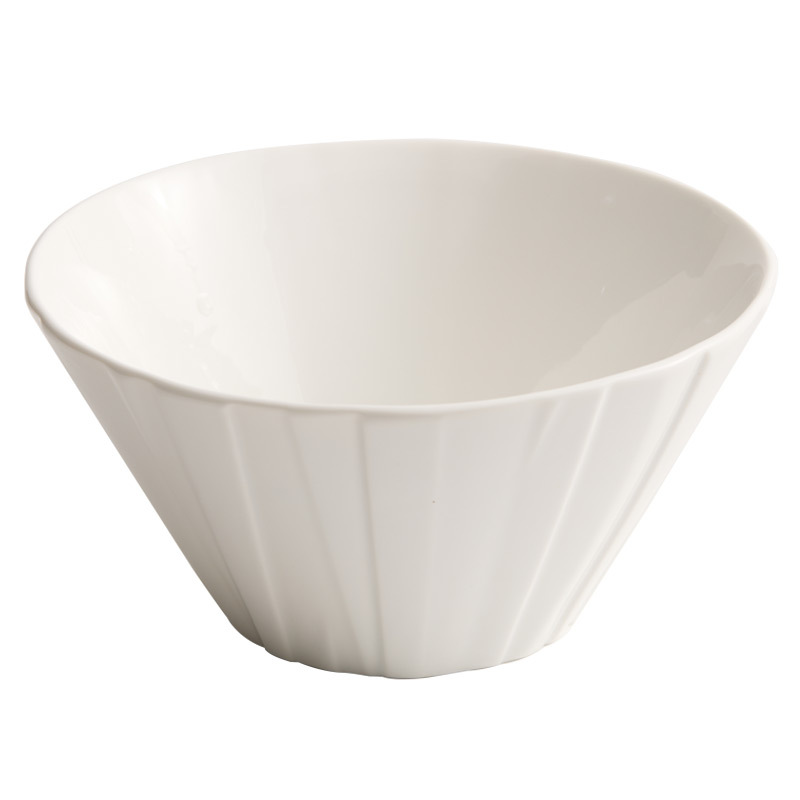 Bát gốm họa tiết Origami Bát mì gia dụng Bát súp Cảm giác cao cấp Bộ đồ ăn khách sạn Bát cỡ lớn Bát doga Bát sâu Bát mì ramen