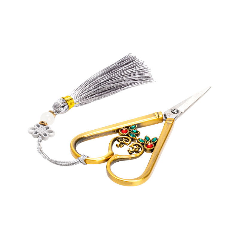 Kéo cắt nhỏ túi trà kéo túi pha trà kéo chuyên dụng cho trà đạo trà đạo cổ điển Trung Quốc hoa trà nghệ thuật phụ kiện trà