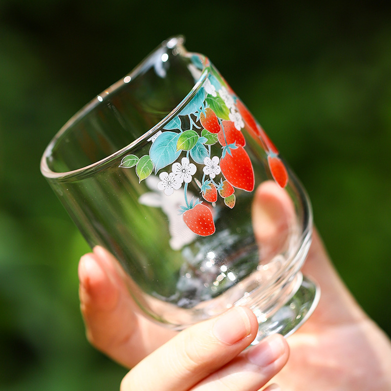 Cốc công bằng thủy tinh Bộ tách trà dày tươi mát cốc công bộ trà thủy tinh chịu nhiệt kiểu Trung Quốc Phụ Kiện Bộ trà gia dụng cao cấp