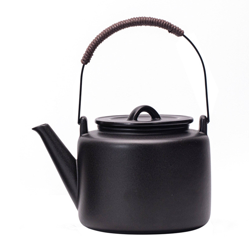 Tiliang Hanyun Ấm pha trà gốm sứ nấu trà xung quanh bếp than dung tích lớn ấm pha trà ấm trà cổ điển gia dụng