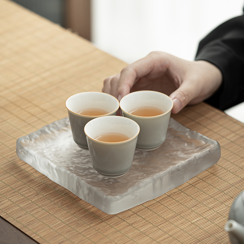 Cốc trà tráng men tro đá, cốc trà Kung Fu gốm thủ công kiểu Nhật, cốc thơm, cốc chủ gia dụng, cốc đơn