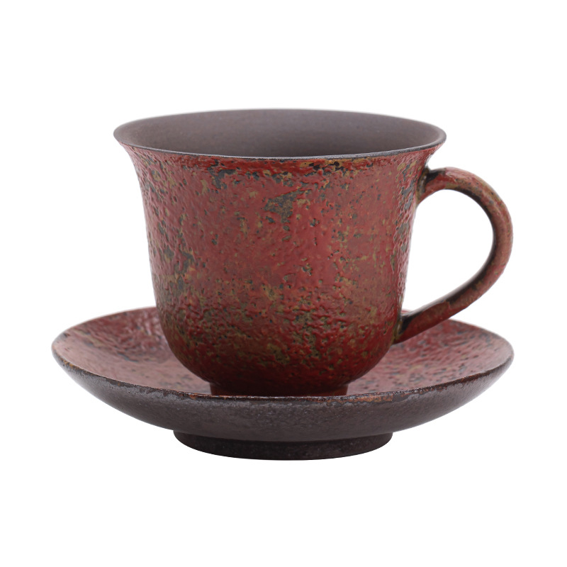 Tách cà phê gốm dùng trong gia đình, tách trà dùng cho trà chiều, phong cách cổ điển, tách trà bùn đá, ấm trà cầm tay, ấm pha trà.