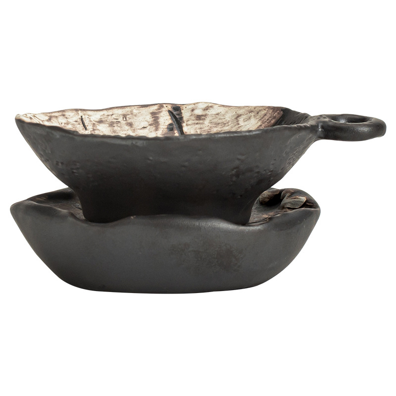 Bộ Lọc gốm cổ điển Wabijifeng Bộ lọc trà một mảnh bằng sứ Bộ Lọc tách trà Trà đạo Kung Fu