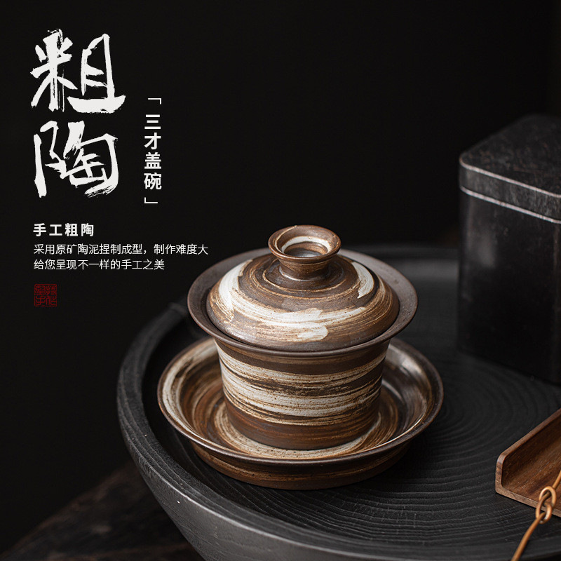 Dụng cụ pha trà Kung Fu gốm sứ cổ điển cỡ lớn dùng trong gia đình