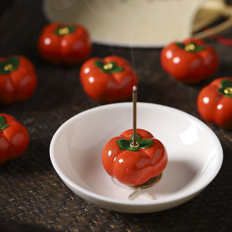 Đồ trang trí sáng tạo bằng gốm thủ công mô phỏng hương trái cây