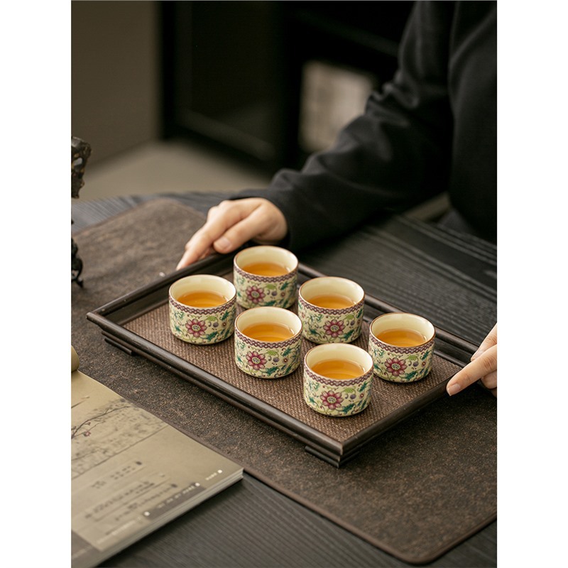 Cốc chủ sở hữu lò Ruhuang cốc đơn trà đặc biệt cá nhân tách trà có thể được sử dụng để nâng cao sản phẩm gốm sứ cốc trà bán buôn đồ dùng Kung Fu