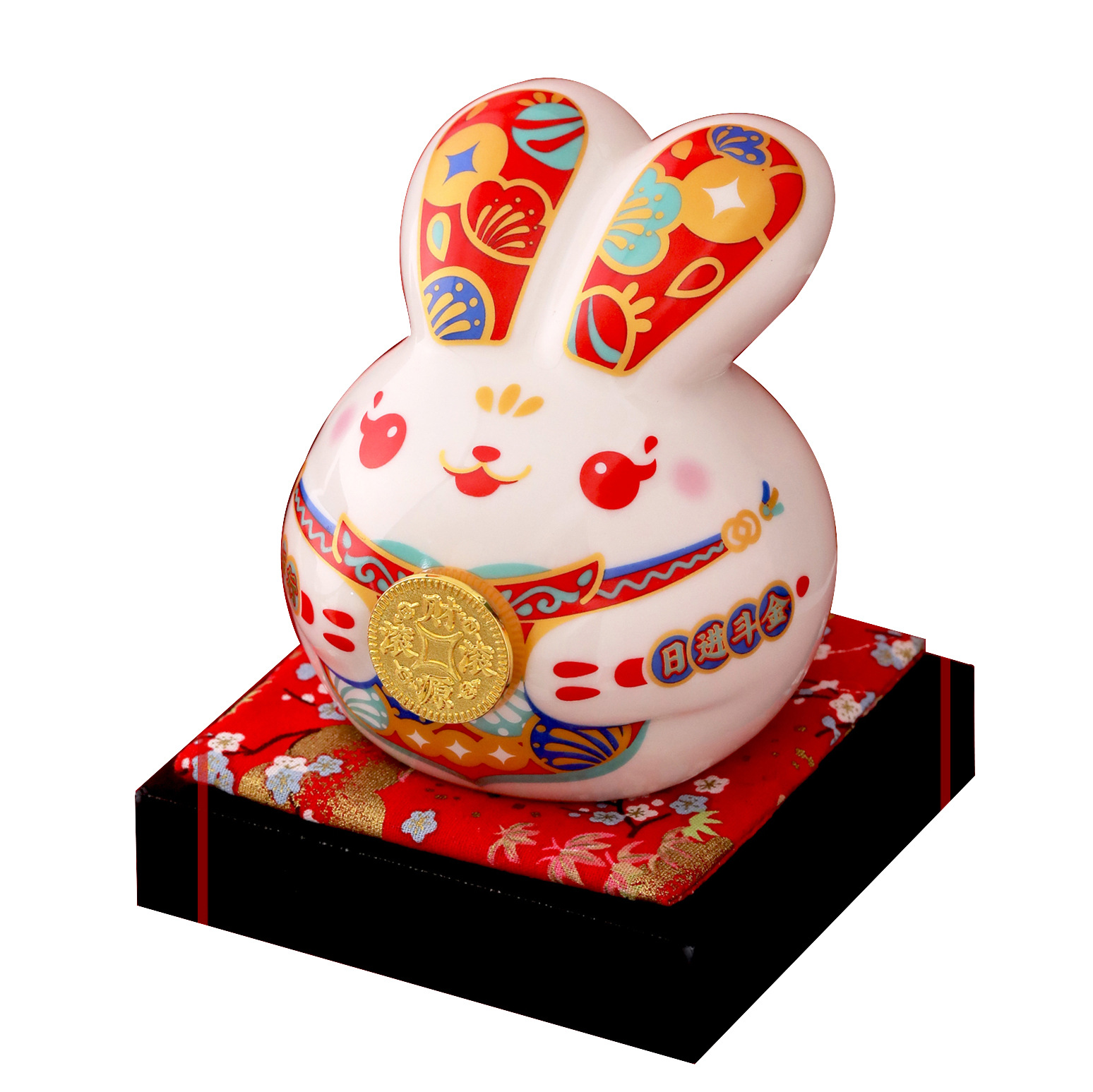 Con Heo đất thủy triều quốc gia năm con thỏ gốm sứ cung hoàng đạo con heo đất hoạt hình công ty con heo đất công ty họp thường niên quà tặng kỷ niệm trang trí