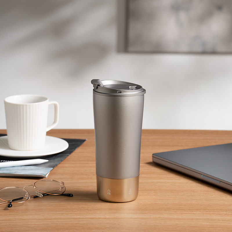 Cốc nước nóng điện Xiaoxu Cốc nước đun nước cầm tay bằng thép không gỉ 316 Ấm đun nước cách nhiệt ký túc xá công tác nhỏ