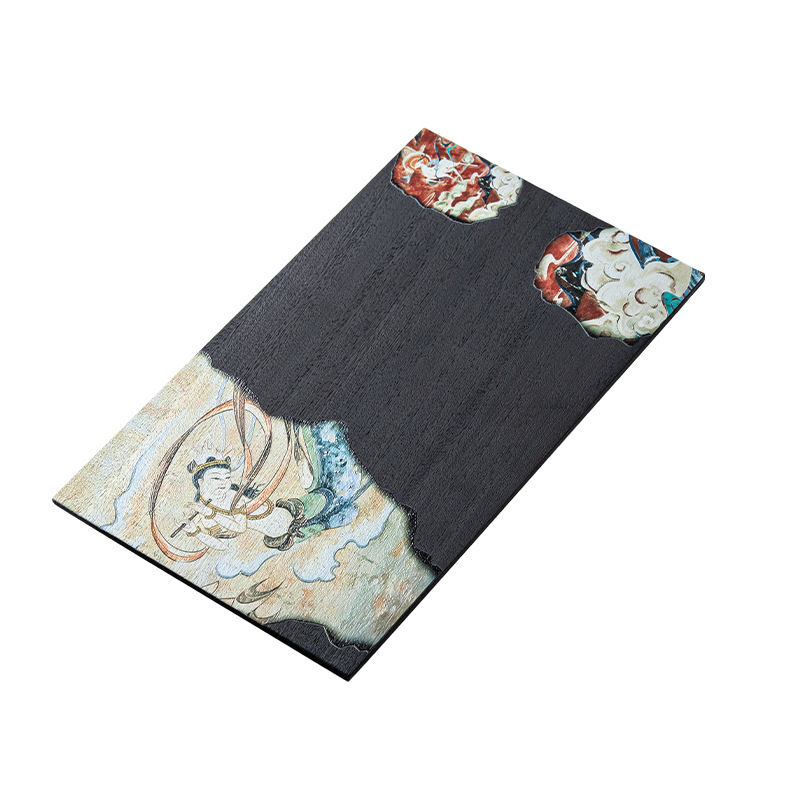 Chậu sắt nghệ thuật bằng gỗ mun bàn pha khô bàn trà kết hợp sáng tạo kiểu Nhật Khay trà nhỏ khay trà đồ trang trí Bộ trà Kung Fu