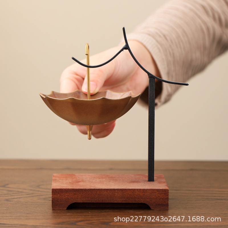 Ô dù sáng tạo lọc trà lọc trà gốm lọc tách trà lưới lọc trà đồ dùng pha trà đồ trang trí bàn trà để bàn