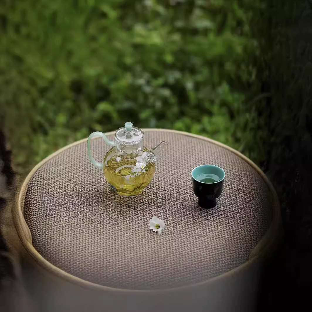 Ấm pha thủy tinh có lọc kiểu Trung Quốc mẫu mới ấm pha lạnh gia dụng ấm Trà Công Phu ấm trà hoa cao cấp sang trọng đơn giản