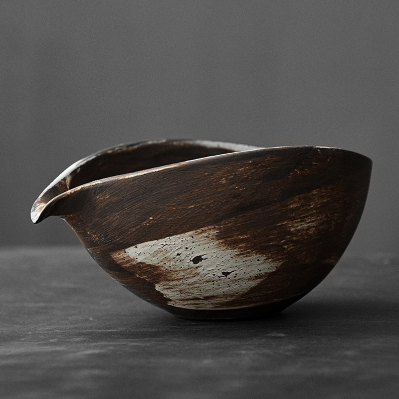 Cốc công chúa Yiye Qingzhou Bột gốm thô cỡ lớn cổ điển thủ công kiểu Nhật