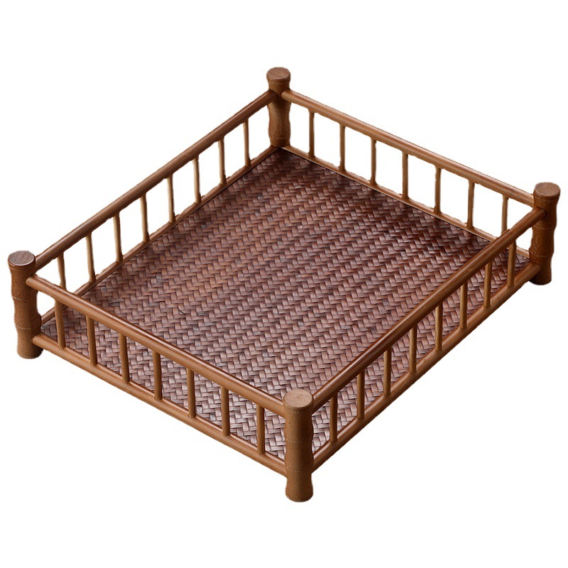 Khay đựng bộ trà Kung Fu Daiantang, kiểu Nhật, khay trà bằng tre, khay phục vụ trà bằng tre