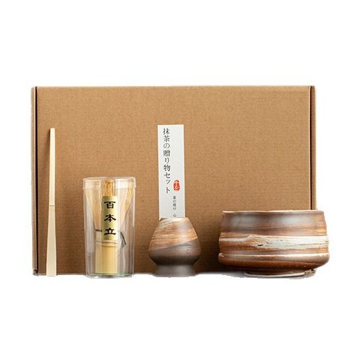 Bát matcha Phong cách Nhật Bản Matcha thời nhà Tống đặt trà dụng cụ pha trà bát gốm cốc trà máy xay trà matcha bàn chải trà bộ bình trà