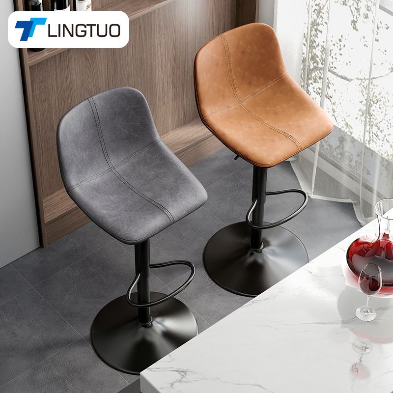Ghế quầy bar ghế cao gia dụng ghế cao thu ngân sang trọng nhẹ ghế cao ghế nâng quầy bar ghế quầy lễ tân ghế quầy bar thương mại