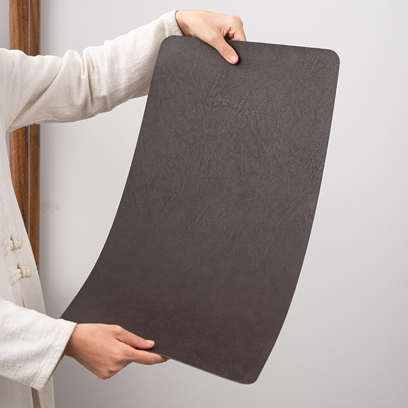 Khăn trải bàn trà bằng da không thấm nước phong cách Trung Quốc hiện đại Khăn trải bàn trà không thấm nước bằng da đơn giản