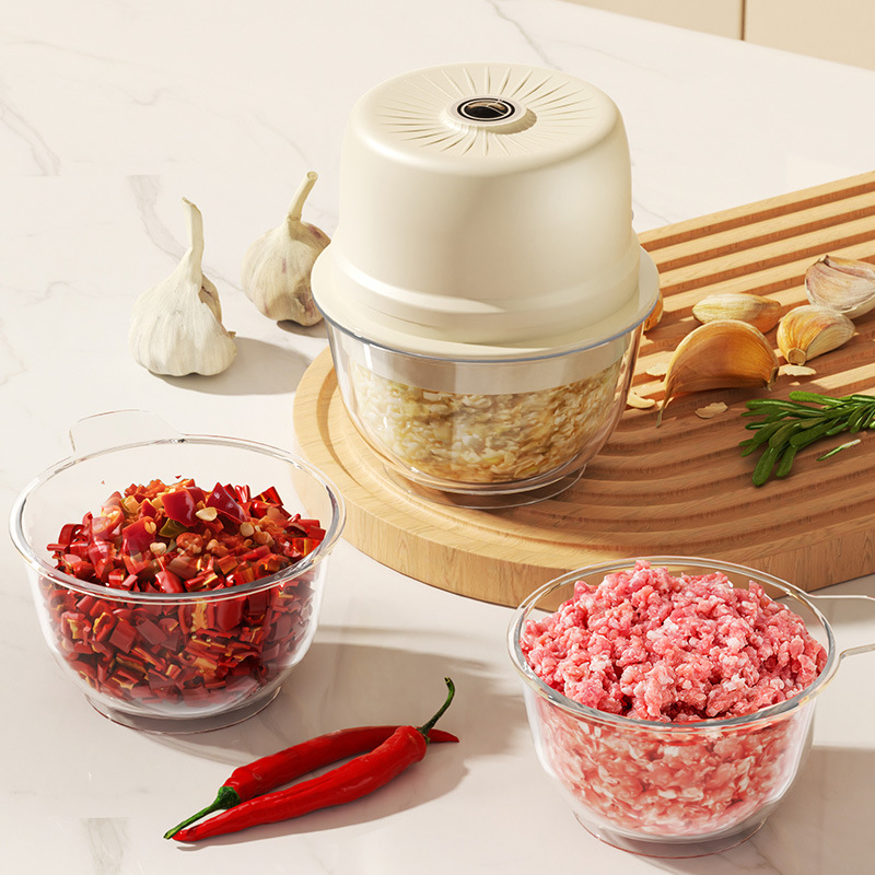 Máy nghiền tỏi bằng điện Máy nghiền tỏi gia dụng Máy nghiền tỏi nhỏ Máy nghiền tỏi mini