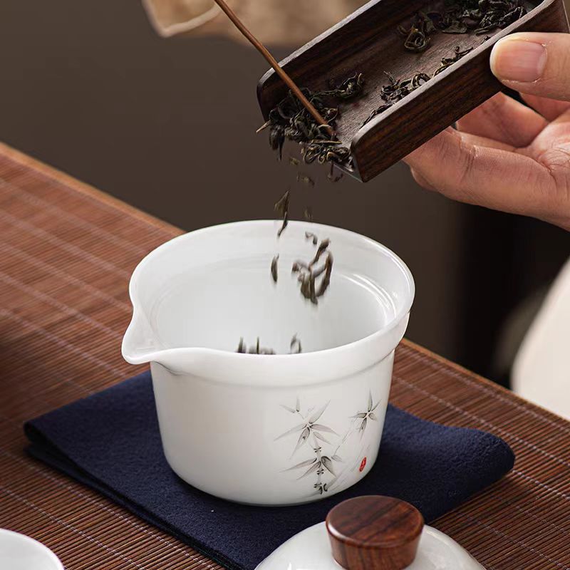 Du Lịch Ngoài Trời Bộ Trà Di Động Kung Fu Bộ Trà Ấm Trà Nhanh Cốc Ngày Lễ Tặng Cầm Tay Nồi 3 Ly