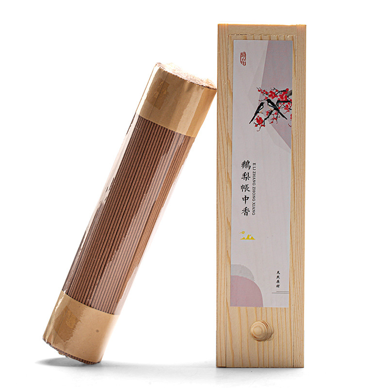 [Bao bì hộp gỗ] 200g hương gỗ đàn hương tự nhiên 21cm lều lê ngỗng hương thơm trung hương thơm osmanthus hương thơm cờ vua trầm hương Làohan