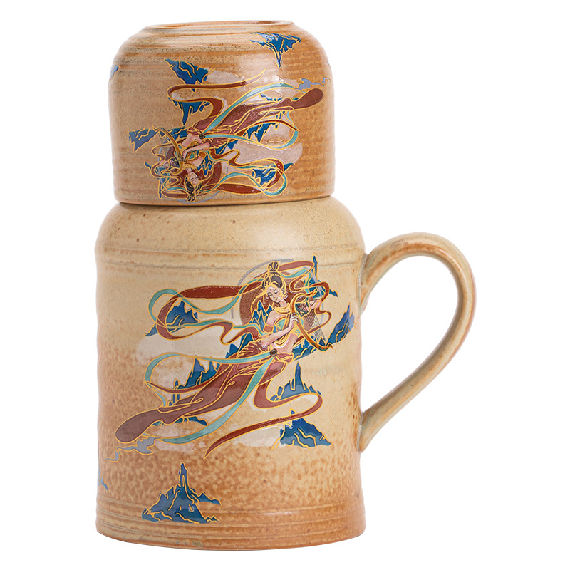 Ấm đun nhỏ Đôn Hoàng Ấm đun trà nhồi nhét gia dụng văn phòng Ấm pha trà dung tích nhỏ Phụ kiện trà Kung Fu Bình giữ nhiệt