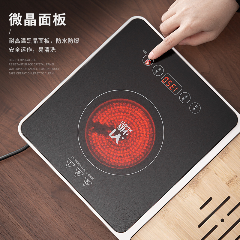 Khay trà bếp gốm điện melamine tự động dùng trong gia đình pha trà đun nước tích hợp lưu trữ và lưu trữ đa năng Khay trà pha khô