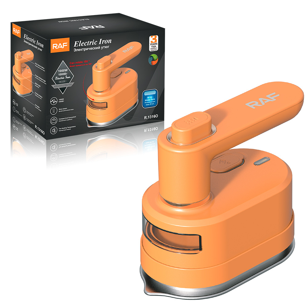 Bàn ủi điện cầm tay Xuyên biên giới tiêu chuẩn Châu Âu, máy ủi quay mini dùng cho gia đình nhỏ khô và ướt cầm tay