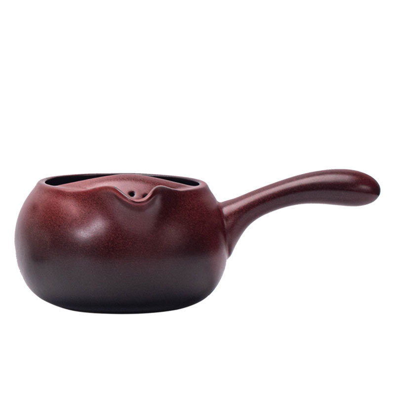 Ấm đun nước làm đẹp tay cầm bên ấm đun nước ấm đun trà đơn gia dụng cổ điển bếp điện bếp than ấm đun trà dung tích lớn ấm đun nước