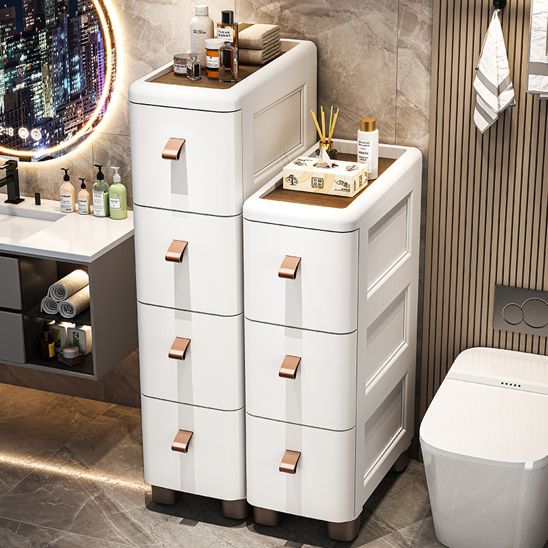 Tủ khe nhựa có thể tháo rời rộng 18-70, tủ đựng đồ có giá trị cao kiểu ngăn kéo, tủ đựng đồ nhiều tầng phòng khách