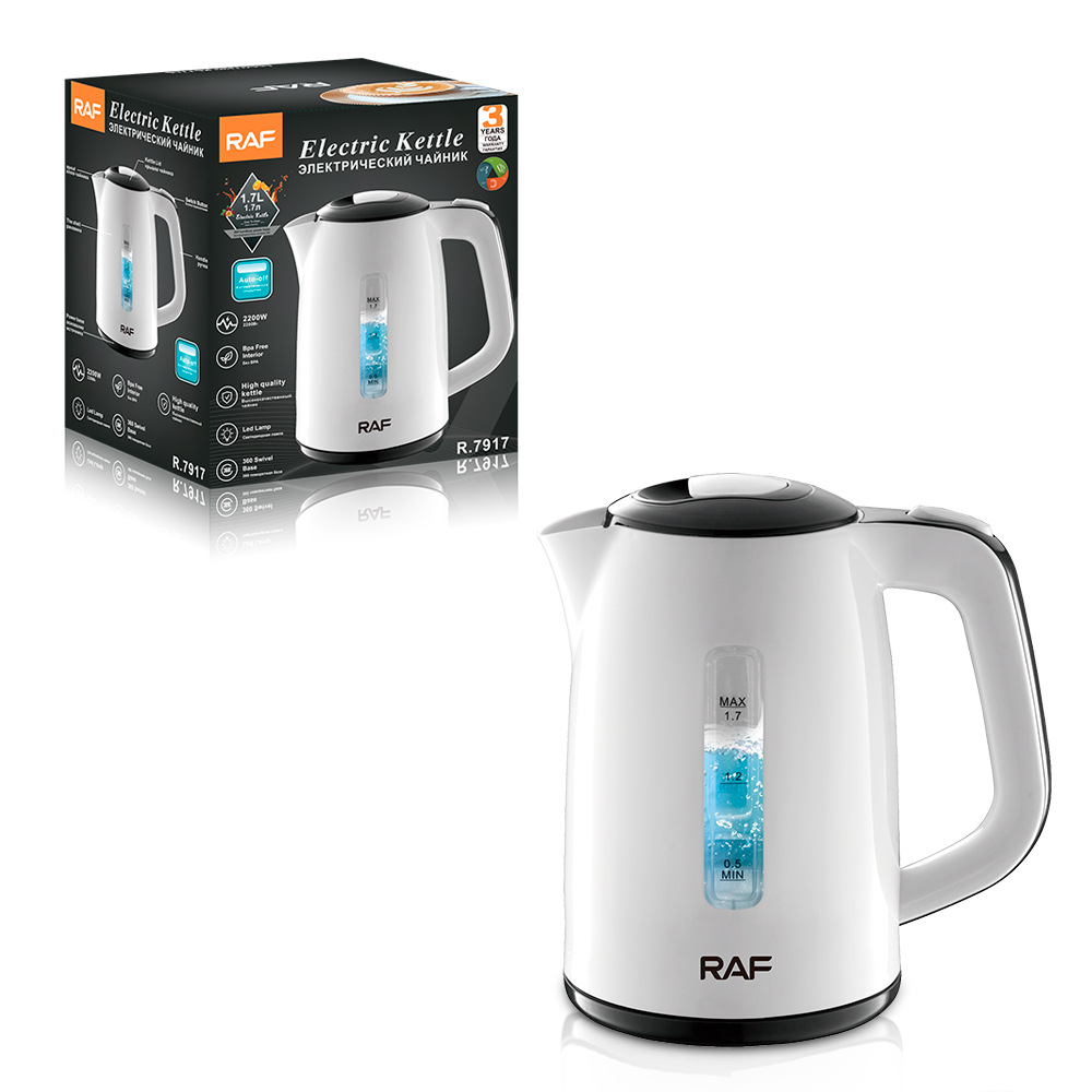 Ấm đun nước điện inox đặc biệt xuyên biên giới RAF, ấm giữ gìn sức khỏe văn phòng, tự động ngắt điện, ấm đun nước chống khô R7917
