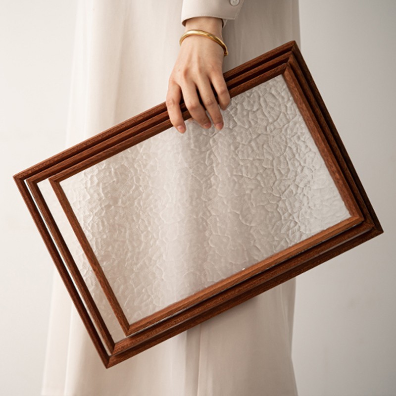 Khay đựng trà khay đựng trà khay đựng trà Kung Fu bằng gỗ khô loại nhỏ gia dụng