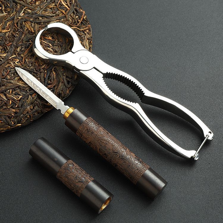 Kìm trà bằng thép không gỉ Dao Trà Kim Trà mở bằng tay Pu'er Tuo trà gạch Bánh trà dao cạy dụng cụ pha trà Phụ Kiện Dụng cụ pha trà
