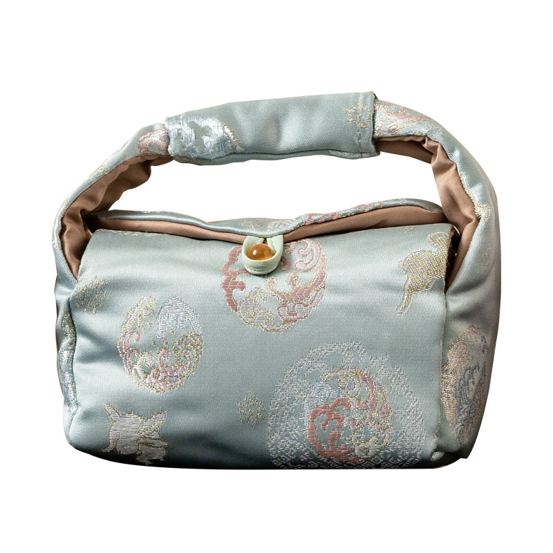 Túi xách thổ cẩm Jintu túi đựng bộ trà du lịch túi đựng đồ túi xách tay thêu tay cao cấp túi đựng túi đựng trà