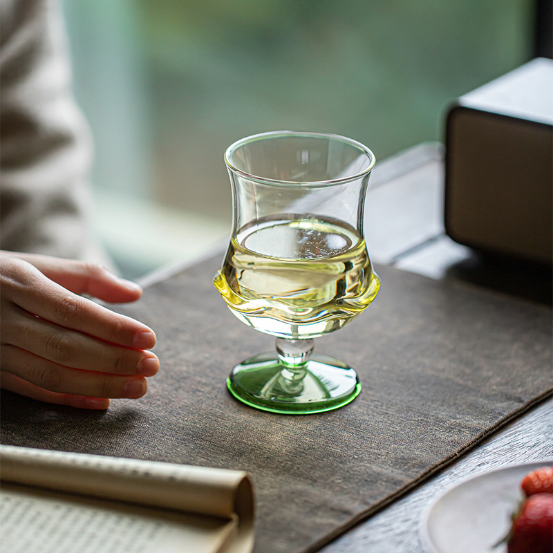 Cốc thủy tinh chịu nhiệt gia dụng cốc nước văn phòng giá trị cao cốc trà hoa