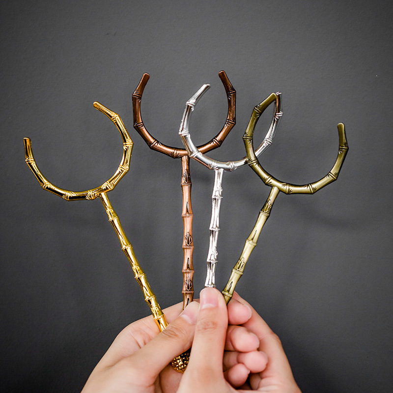 Dao trà hợp kim kiểu Nhật, trà Pu'er, kim trà trắng, hình nón, dao Bánh trà sáng tạo, dụng cụ trà, phụ kiện trà đạo gia dụng Trà đen