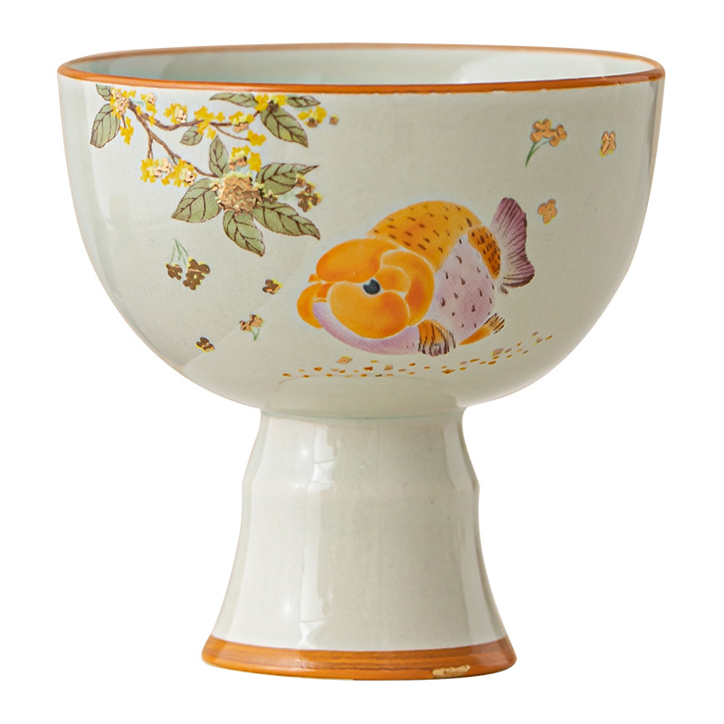 Cốc chủ nhân cổ màu xám thực vật, cốc cao cá vàng osmanthus, bộ trà gia dụng, cốc trà Kung Fu, cốc trà, cốc trà, cốc trà, chống bỏng