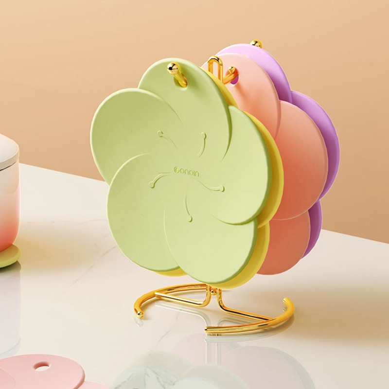 Lót nồi Lót cách nhiệt Lót bàn ăn Silicone gia dụng Lót cốc chống thấm dầu Lót Bát Lót đĩa chịu nhiệt độ cao chống bỏng dày