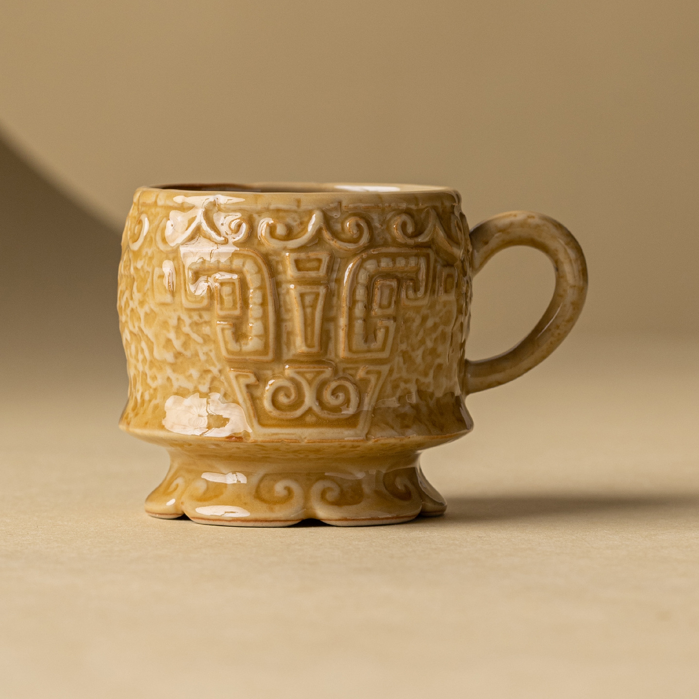 Nhà máy Yue Kiln Celadon Teac's Teacup Cốc chủ sở hữu chuyên dụng cá nhân cao cấp Cốc đơn Bộ trà Kung Fu cổ điển Cốc trà