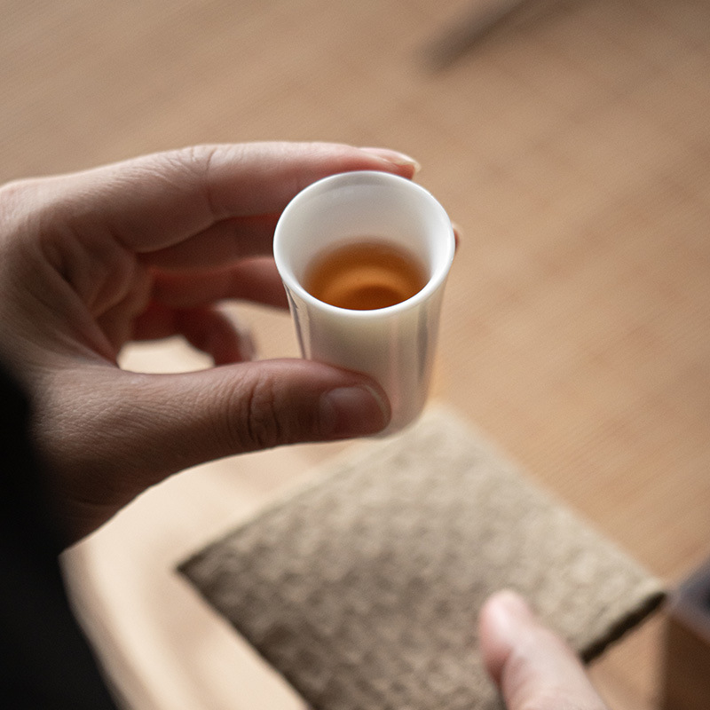 Cốc thơm Yunyue, tách trà nhỏ bằng sứ trắng ngọc cừu, tách trà, Bộ trà Kung Fu, tách trà, tách trà, tách Juxiang, tách đơn