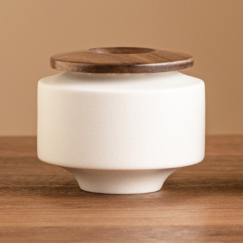 Bình trà gốm sứ Miaoyan bình kín chống ẩm cao cấp bình thiền kiểu Trung Quốc bình rỗng bình trà bình đựng trà