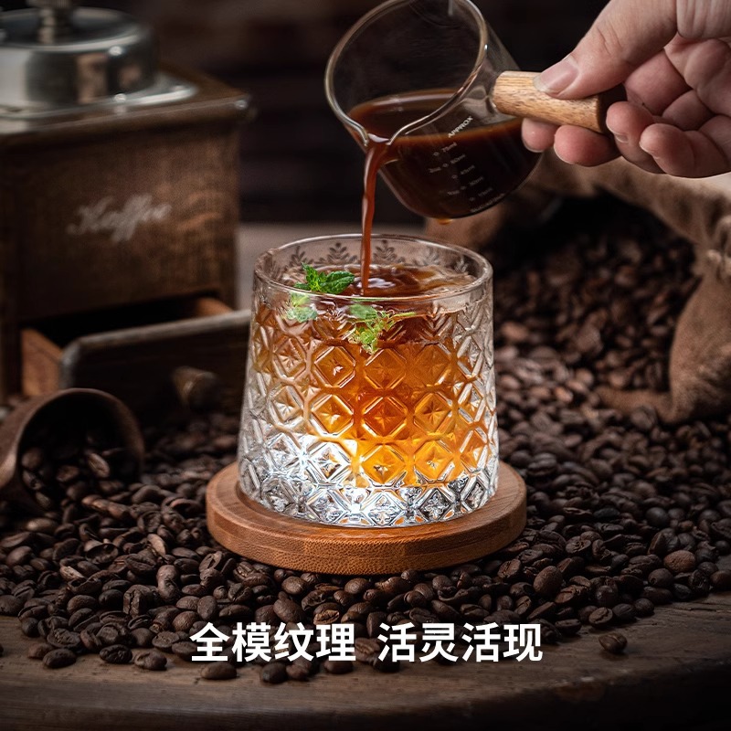 Giải nén nước uống ly quay nước trái cây cốc sữa pha trà chịu nhiệt gia dụng sáng tạo cốc cà phê chuyên dụng cá nhân