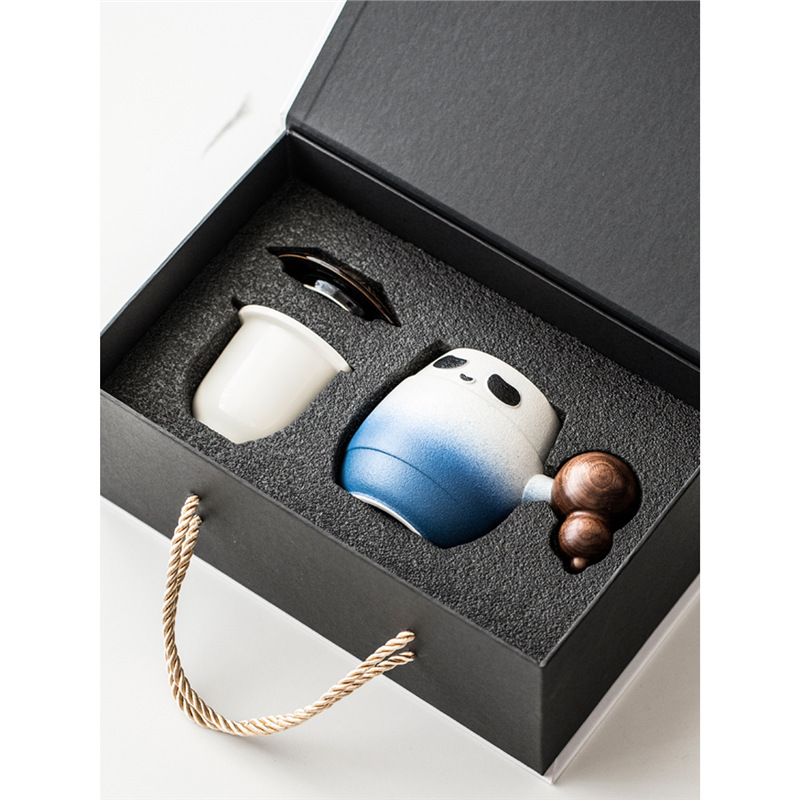 Cốc trà cốc gốm cốc tách trà nam cốc uống nước văn phòng cốc pha trà cặp đôi có nắp hộp quà