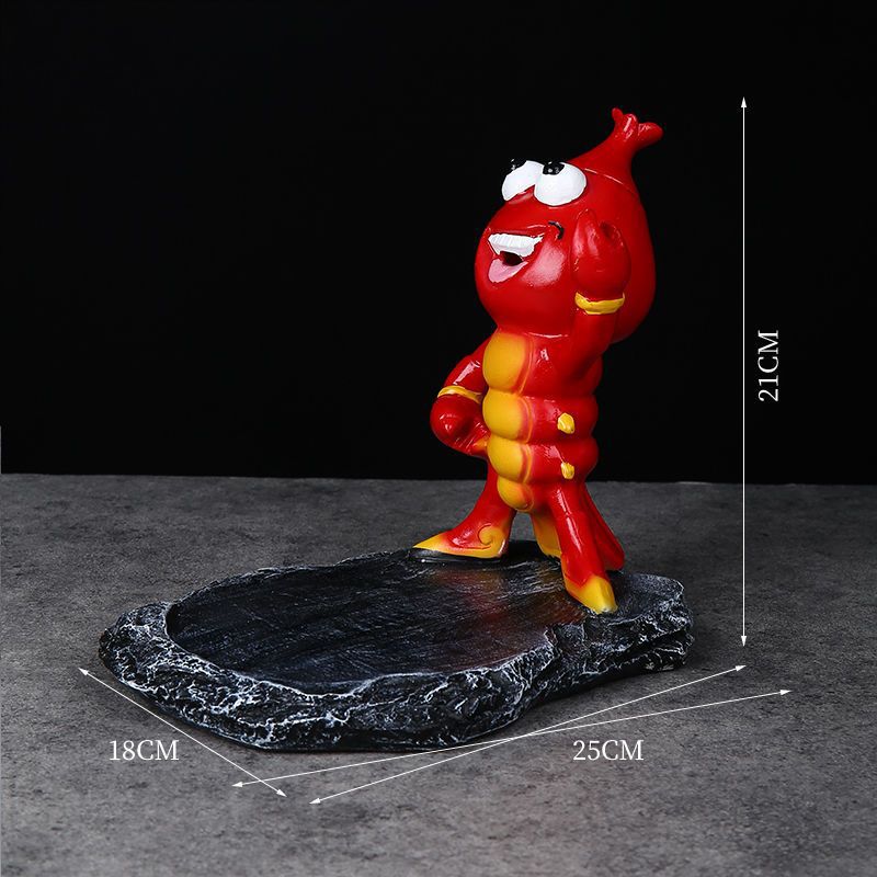 Tok Yin.com nổi tiếng tôm càng hải sản đĩa đá khô sáng tạo cá tính nghệ thuật món ăn đặc biệt bộ đồ ăn khách sạn Sashimi