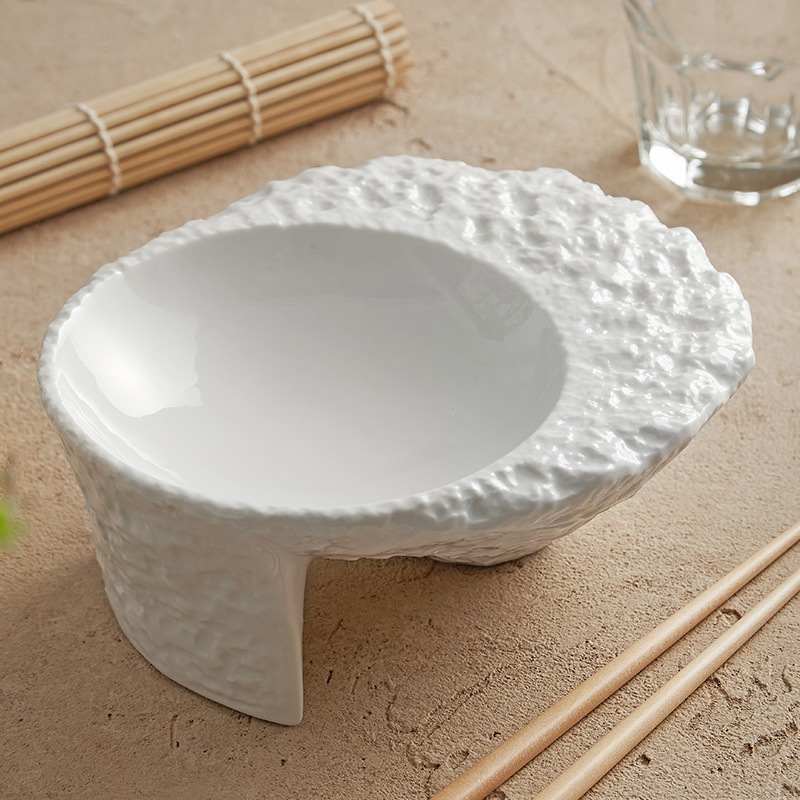 Bát tô họa tiết đá, bát salad hình nón lớn gia dụng, bát mì ăn liền gốm sứ sáng tạo, bộ đồ ăn khách sạn cao cấp