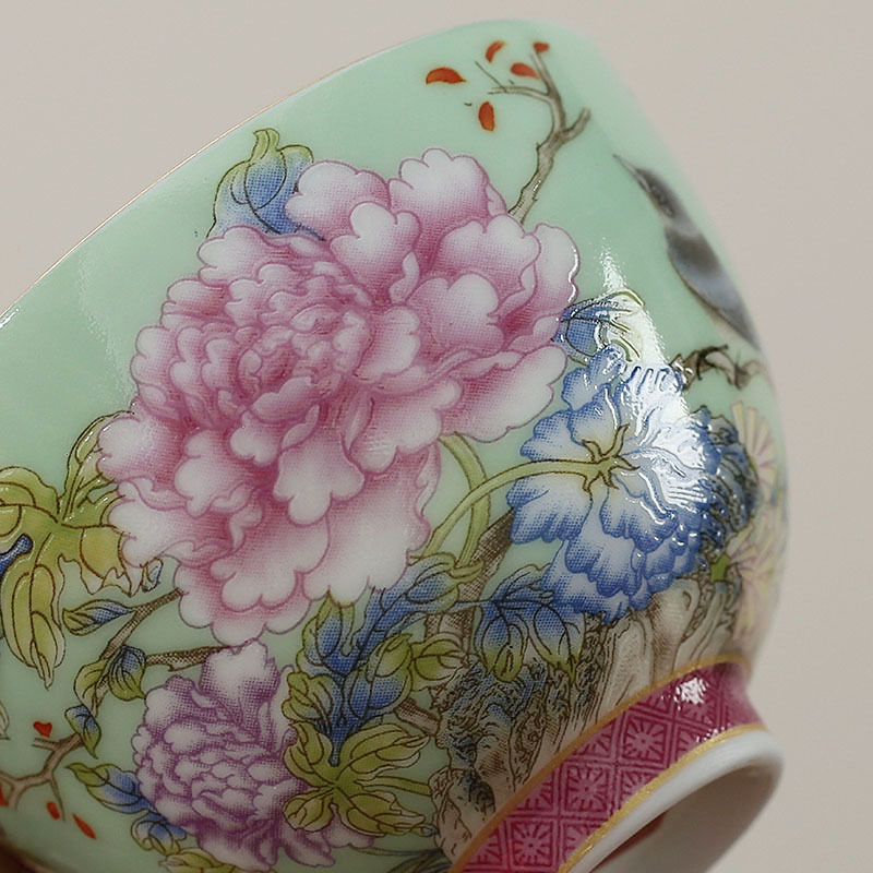 Bộ ấm trà văn hóa và sáng tạo Tử Cấm Thành, cốc trà gốm sứ Jingdezhen, cốc trà cao cấp mới, quà lưu niệm