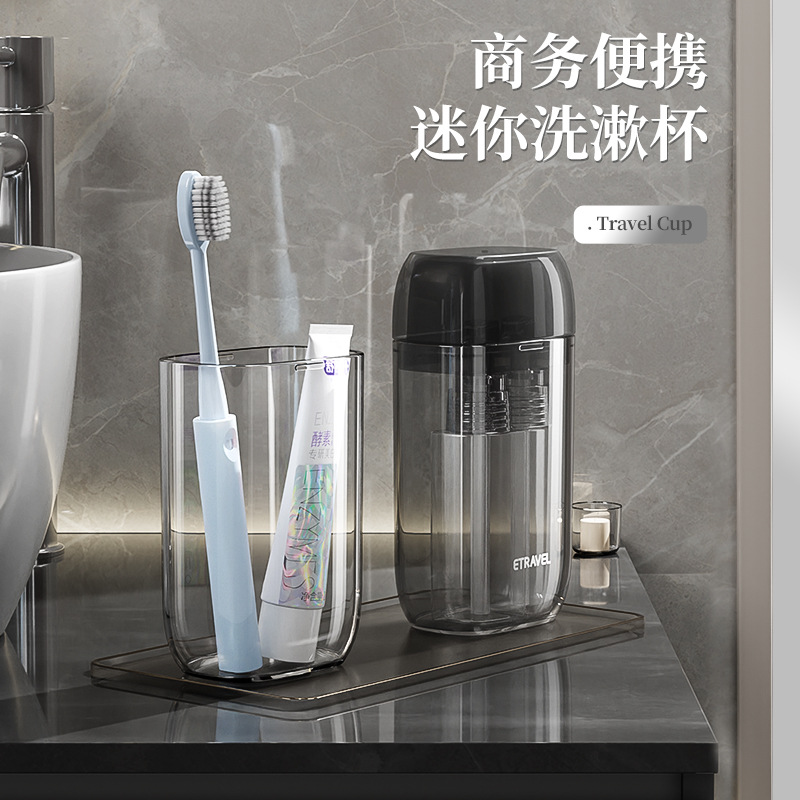 Cốc đựng đồ vệ sinh cá nhân du lịch Bộ đồ kết hợp hai trong một ba trong một cho du lịch công sở Hộp đựng đồ mini tiện dụng đi công tác