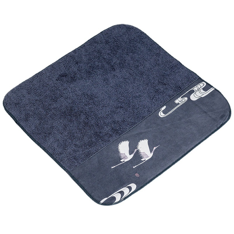 Khăn trà sơn hoa văn Da'antang, khăn lau dày thấm nước, thấm nước, không rụng lông, nâng ấm, Khăn trà, chuyên dùng cho trà đạo