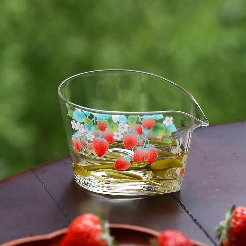 Cốc thủy tinh cao cấp mẫu mới cốc đồng nhất chịu nhiệt dày dụng cụ chia trà gia dụng pha trà biển Phụ Kiện Bộ trà Kungfu