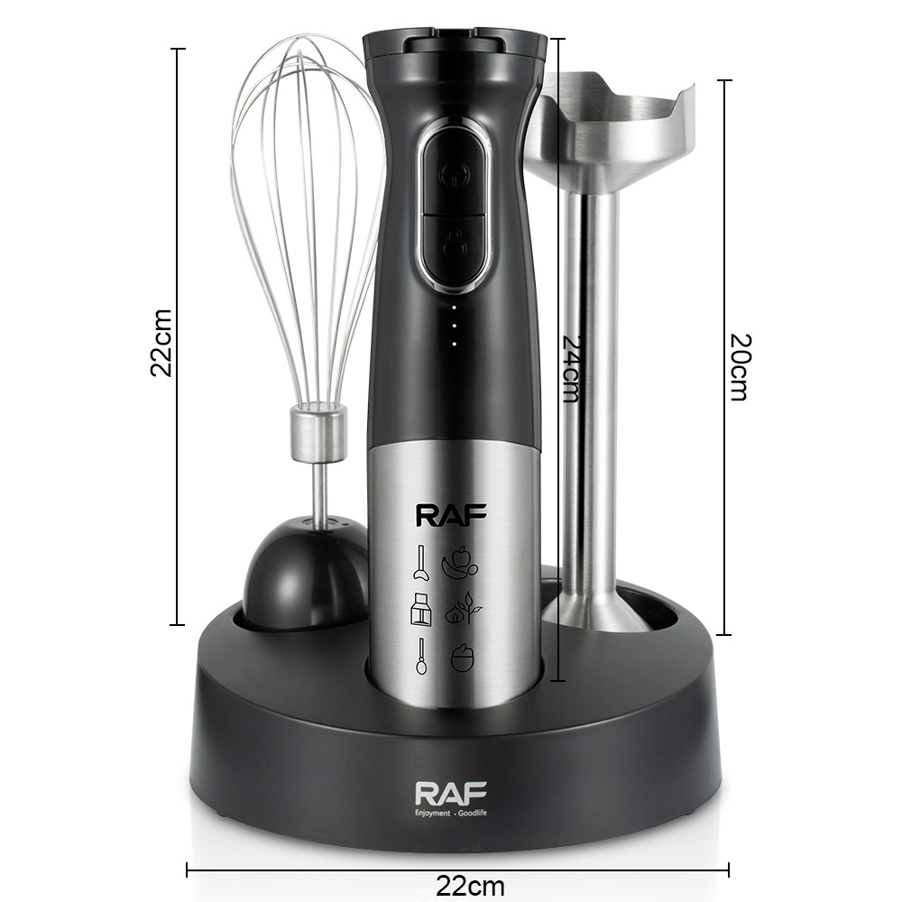 RAF tiêu chuẩn Châu Âu di động xuyên biên giới gia dụng cầm tay điện thép không gỉ Máy xay thực phẩm máy xay thanh nấu ăn 300