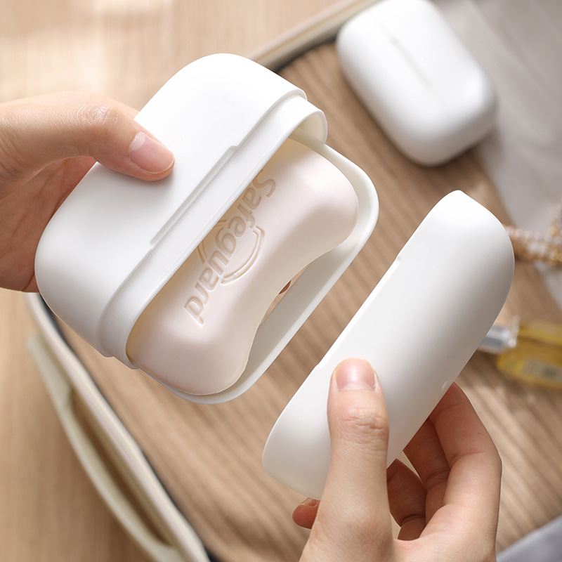 Hộp đựng xà phòng du lịch kiểu Nhật, hộp đựng ráo nước, hộp đựng xà phòng kín có nắp xách tay cao cấp