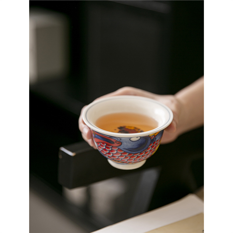 Cốc trà gốm sứ phong cách Trung Quốc sáng tạo cao cấp chuyên dụng cá nhân cốc cốc nhỏ văn phòng cốc chủ nhân cốc uống trà